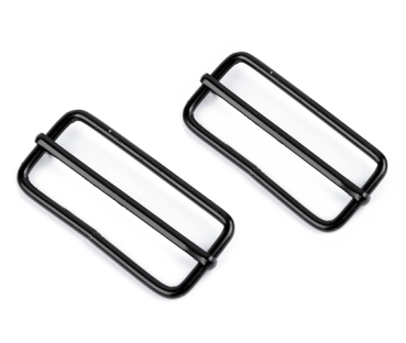 Stegschnalle Schwarz - 50 mm